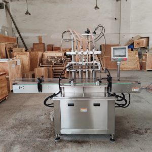 Automatic Round Bottle 4 Head Drinks Filling Machine for Oil Beverage Water