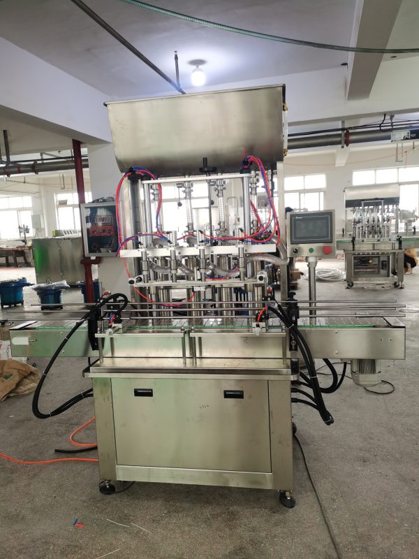 Automatic 4 Heads Paste Filling Machine Can Be Customized