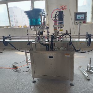 Full Automatic Vial Plastic Bottle Cap Screwing Machines for Spray Caps