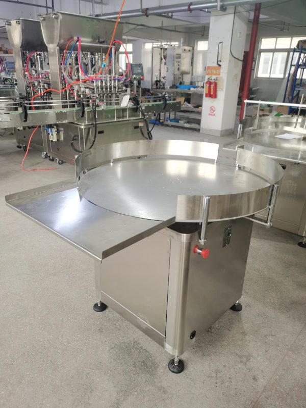 High Efficiency Auto Bottle Turntable Machine for Round Bottle
