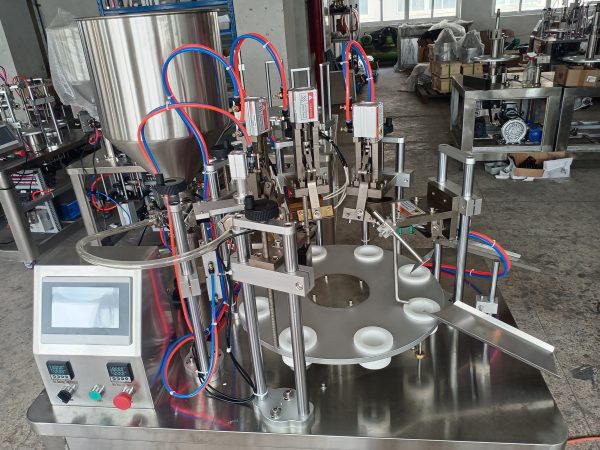 Semi-automatic Plastic Composite Tube Filling and Sealing Machine for Cosmetics
