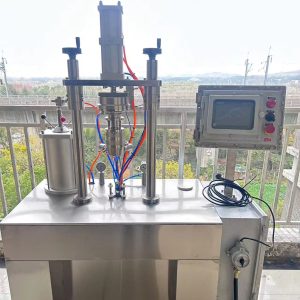 R134a Refrigerant Aerosol Filling Machine - Semi-Automatic Pneumatic Can Filler for Car AC Refrigerant